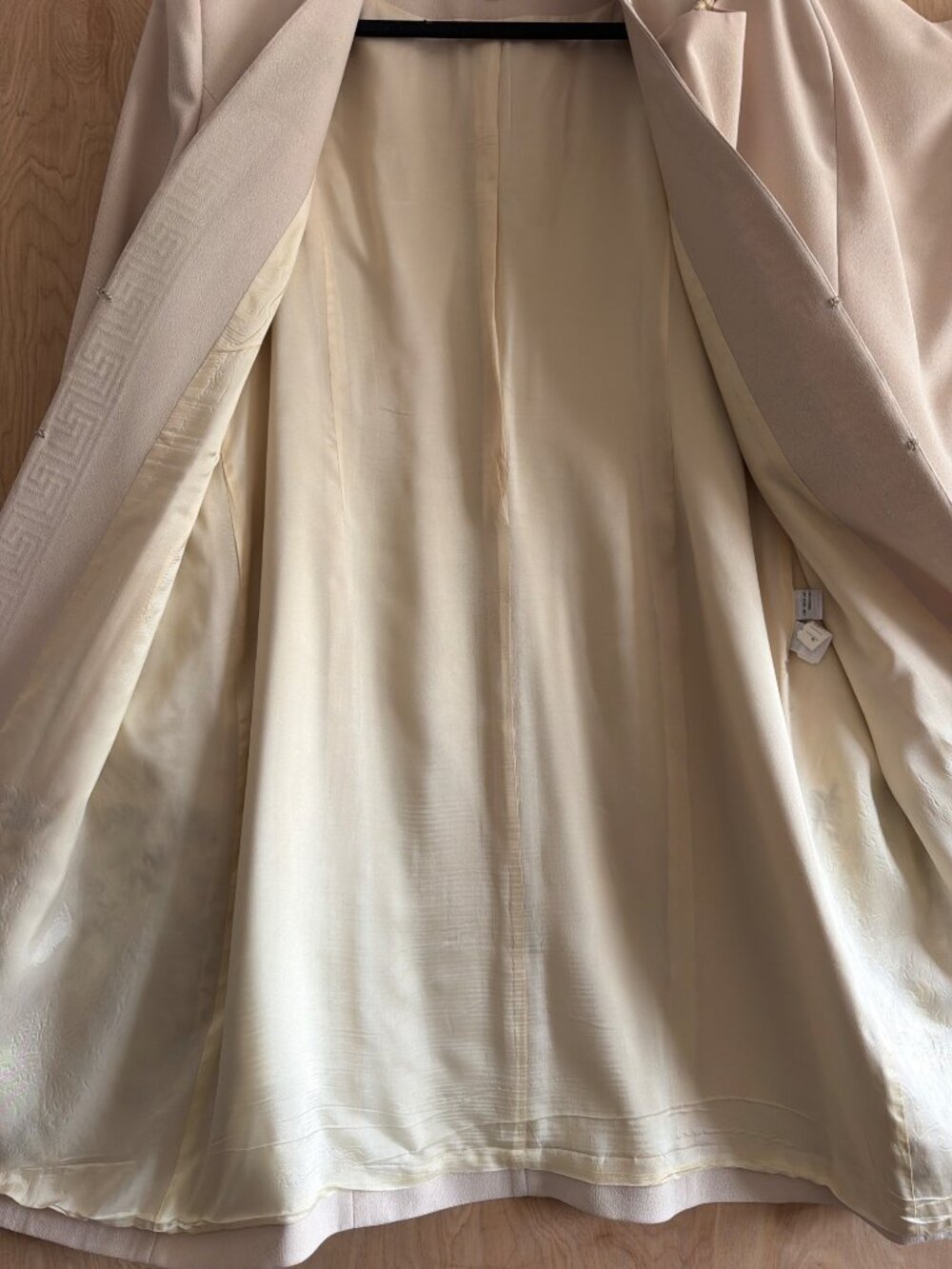 Donna Vinci 3-Pc Skirt Suit Ivory Embroidered Longline Jacket First Lady Sz 20 - Picture 6 of 16